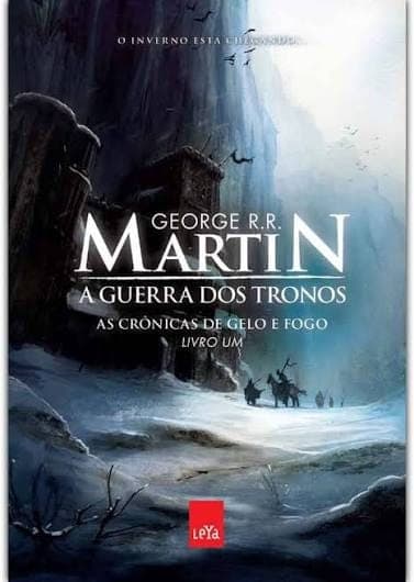 Capa do livro A Guerra dos Tronos, das Crônicas de Gelo e Fogo, de George R. R. Martin